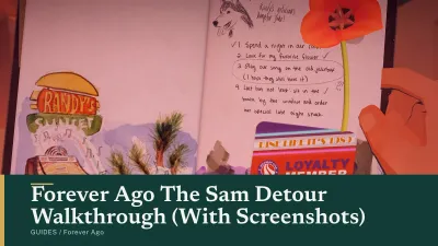 Forever Ago The Sam Detour Walkthrough (With Screenshots)